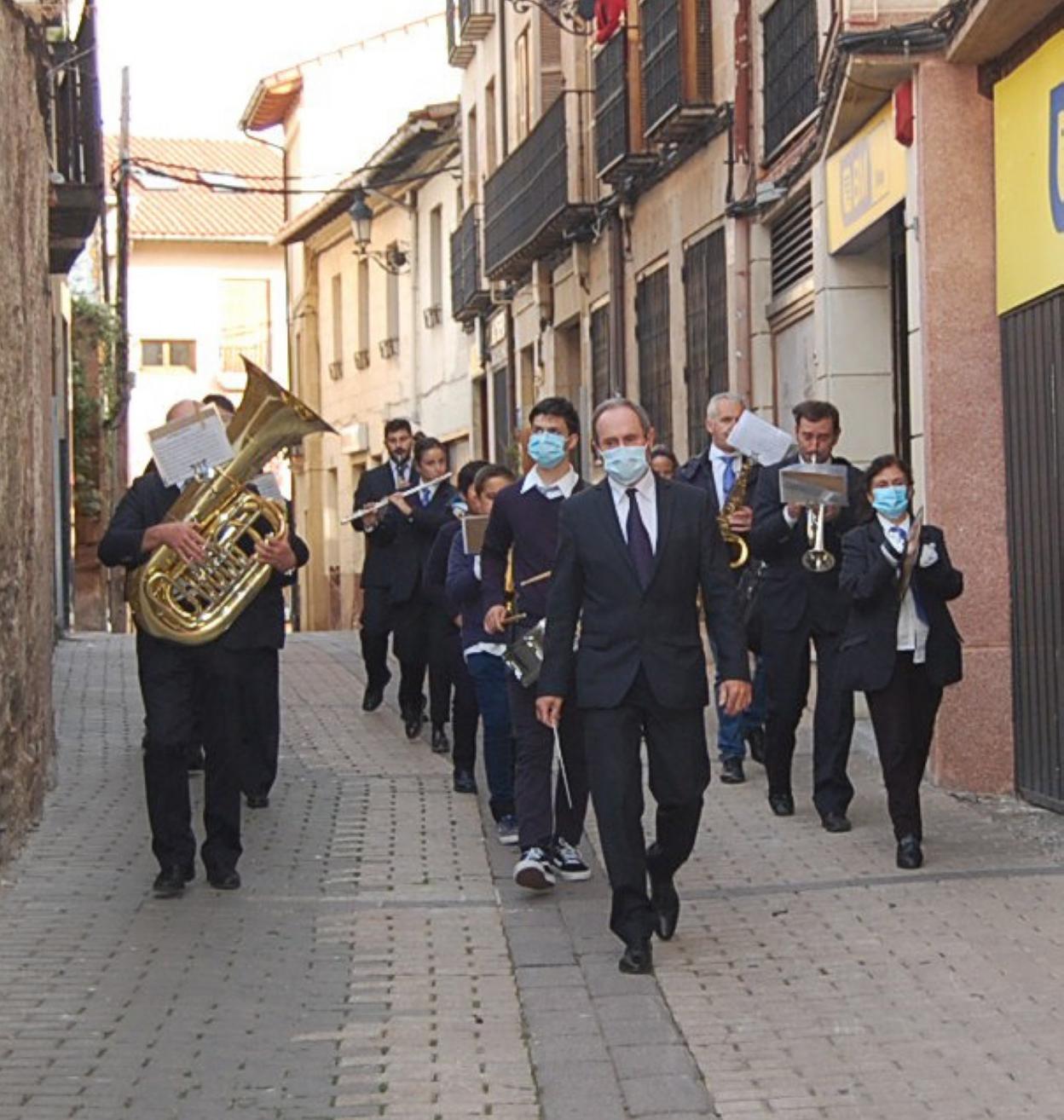 Ezcaray, ayer con la Virgen de Allende