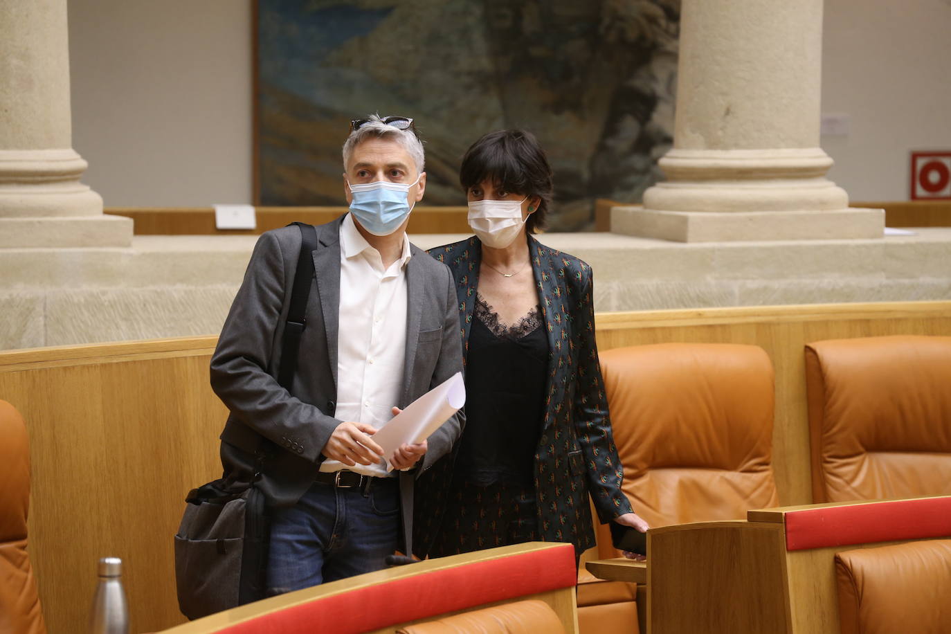 Celebración del pleno de septiembre en el Parlamento riojano.