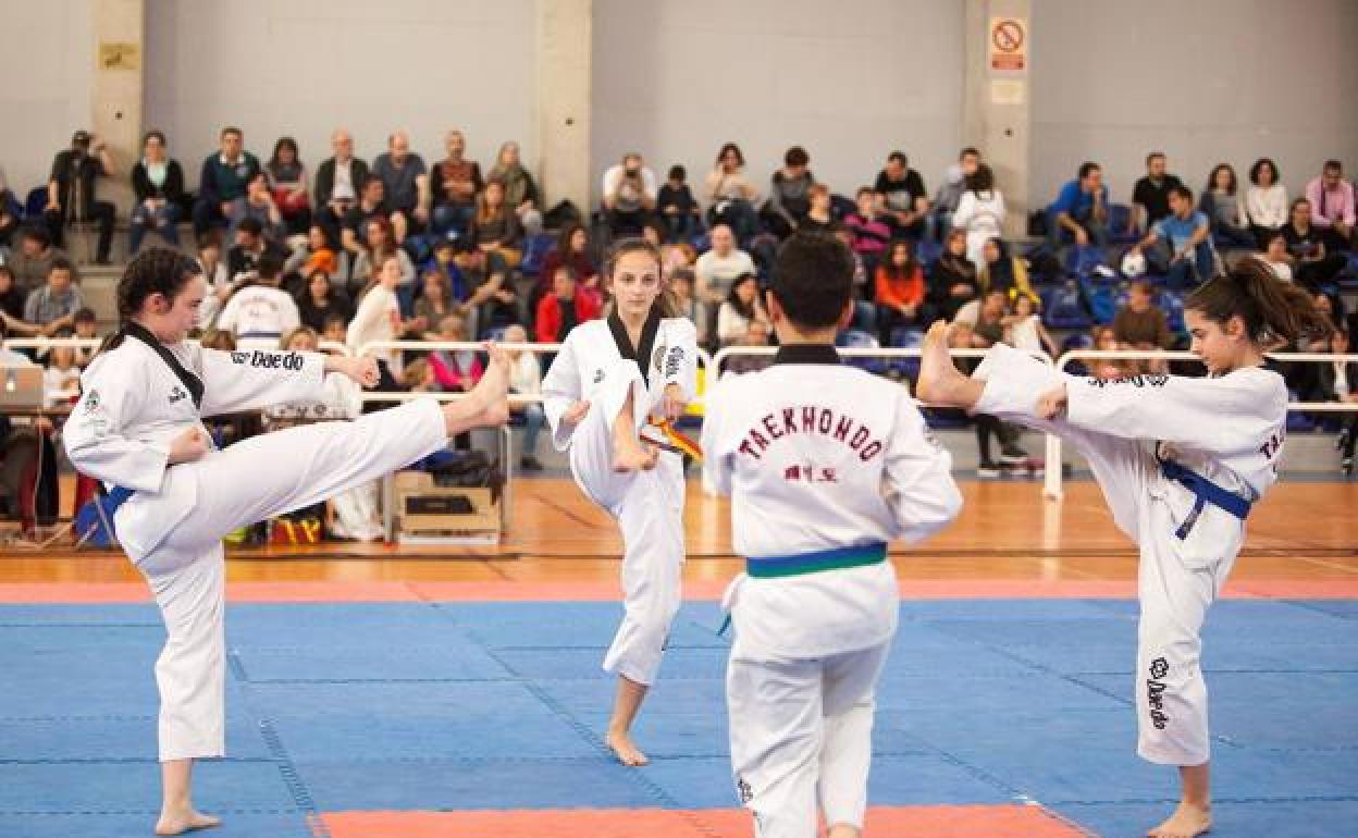 Competición de Taekhondo del pasado año.