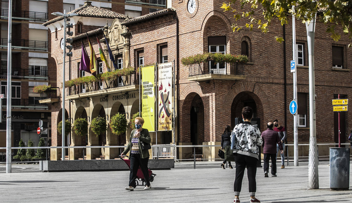 Fotos: Calahorra: primer día de confinamiento