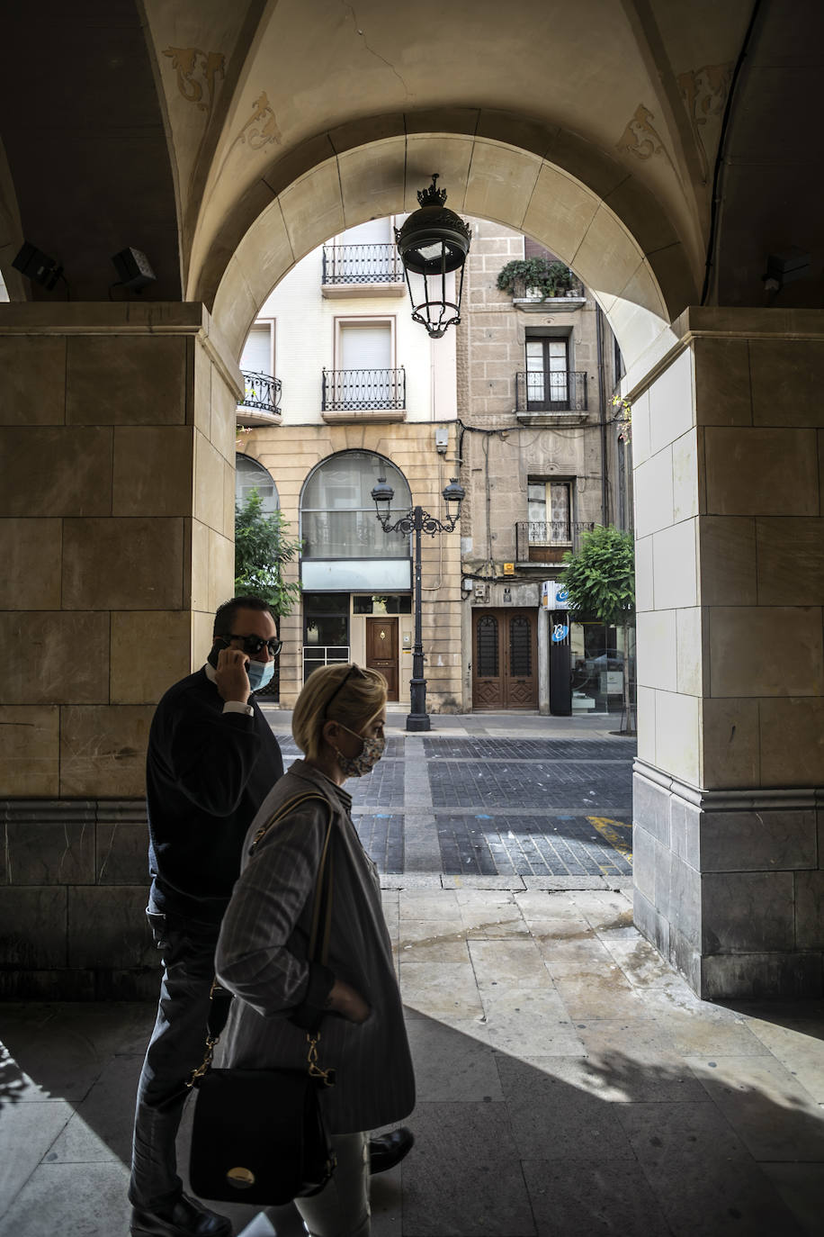 Fotos: Calahorra: primer día de confinamiento