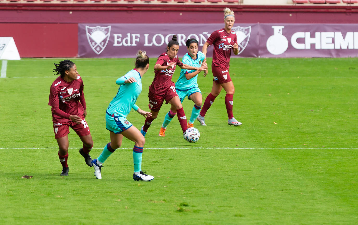 Las riojanas abrieron la Primera Iberdrola en Las Gaunas perdiendo ante el Levante