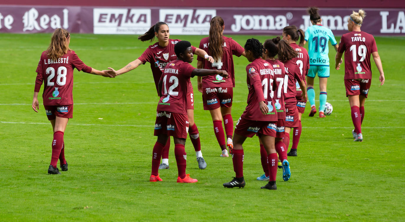 Las riojanas abrieron la Primera Iberdrola en Las Gaunas perdiendo ante el Levante