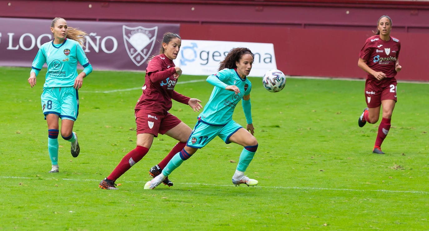 Las riojanas abrieron la Primera Iberdrola en Las Gaunas perdiendo ante el Levante
