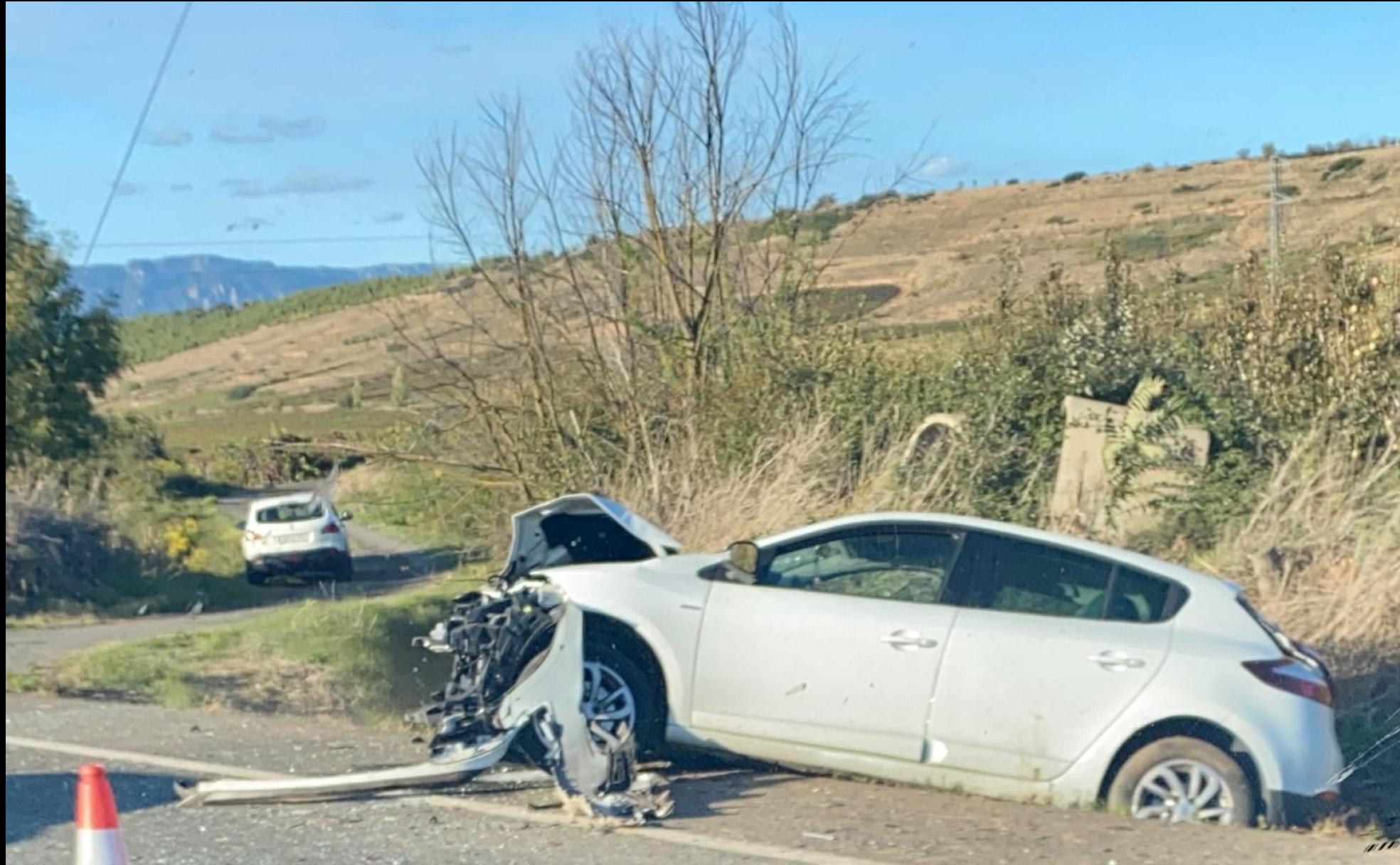 Accidente mortal en La Rioja: un vecino de Fuenmayor de 81 años fallece en un accidente de tráfico en la N-232