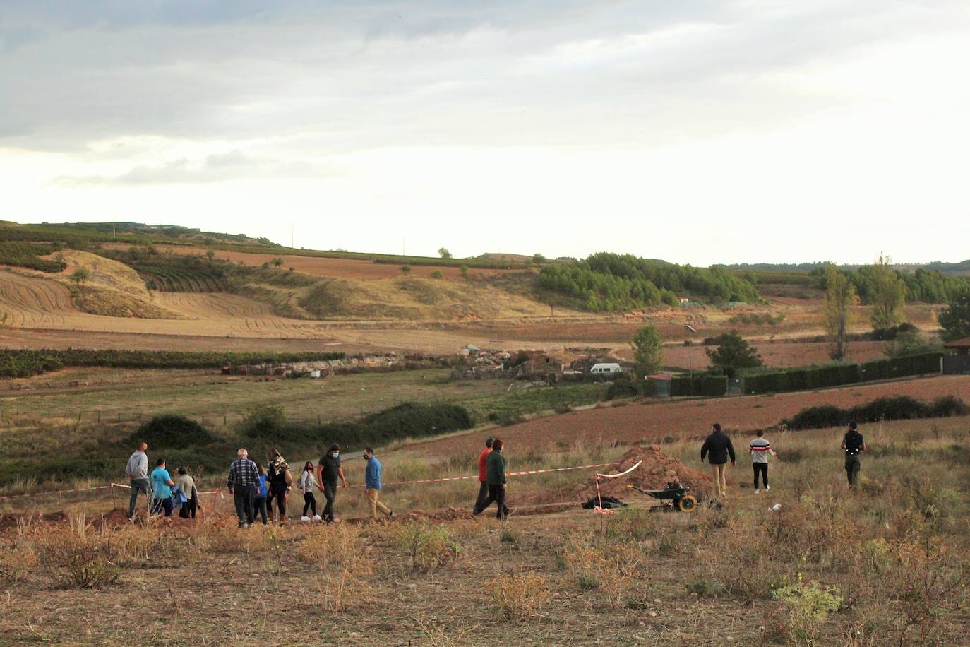 Una visiata al yacimiento romano de La Morlaca de Villamediana, que data de entre los siglos III y IV.