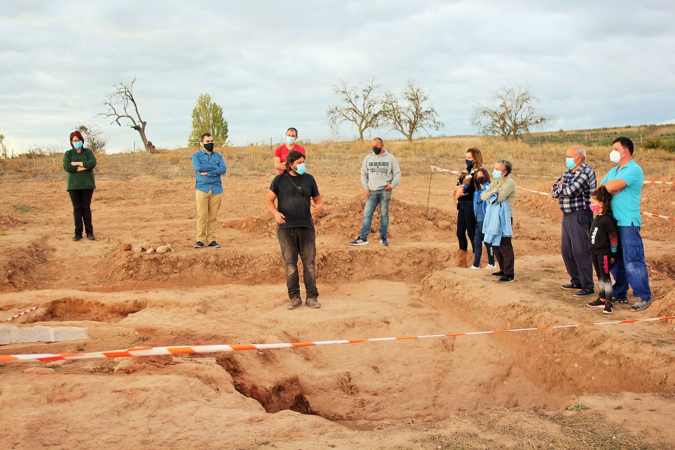 Una visiata al yacimiento romano de La Morlaca de Villamediana, que data de entre los siglos III y IV.