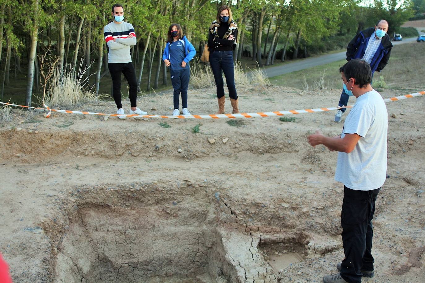 Una visiata al yacimiento romano de La Morlaca de Villamediana, que data de entre los siglos III y IV.