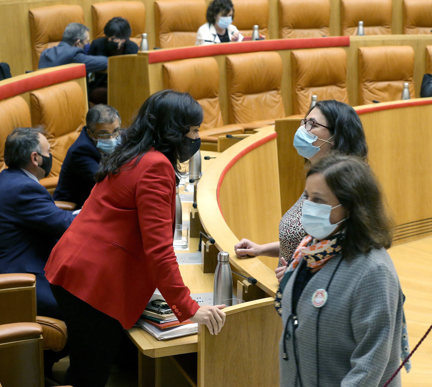 Sesión en el Parlamento 