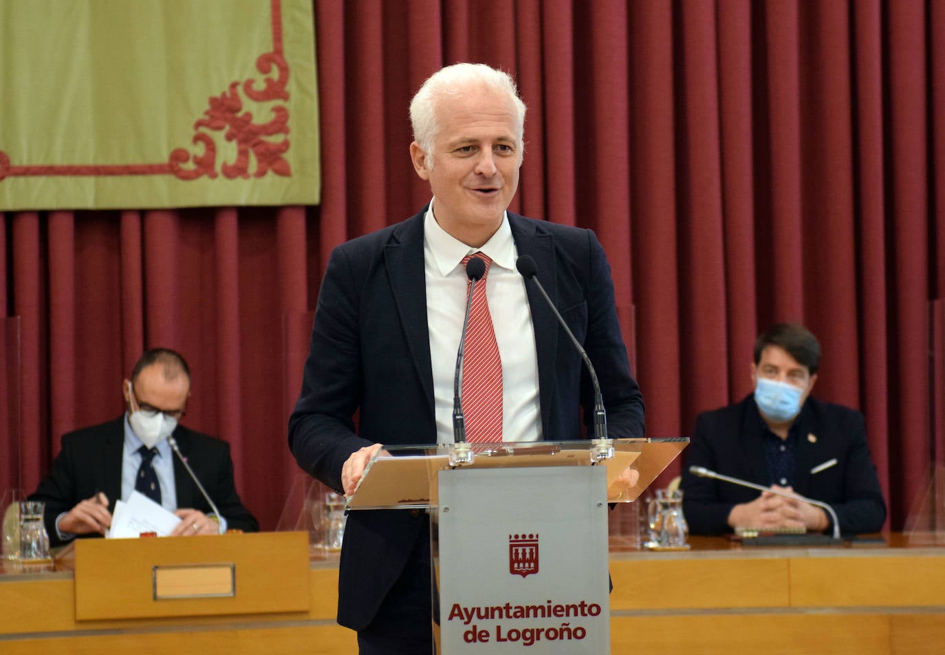 Intervención del alcalde de Logroño en el pleno.