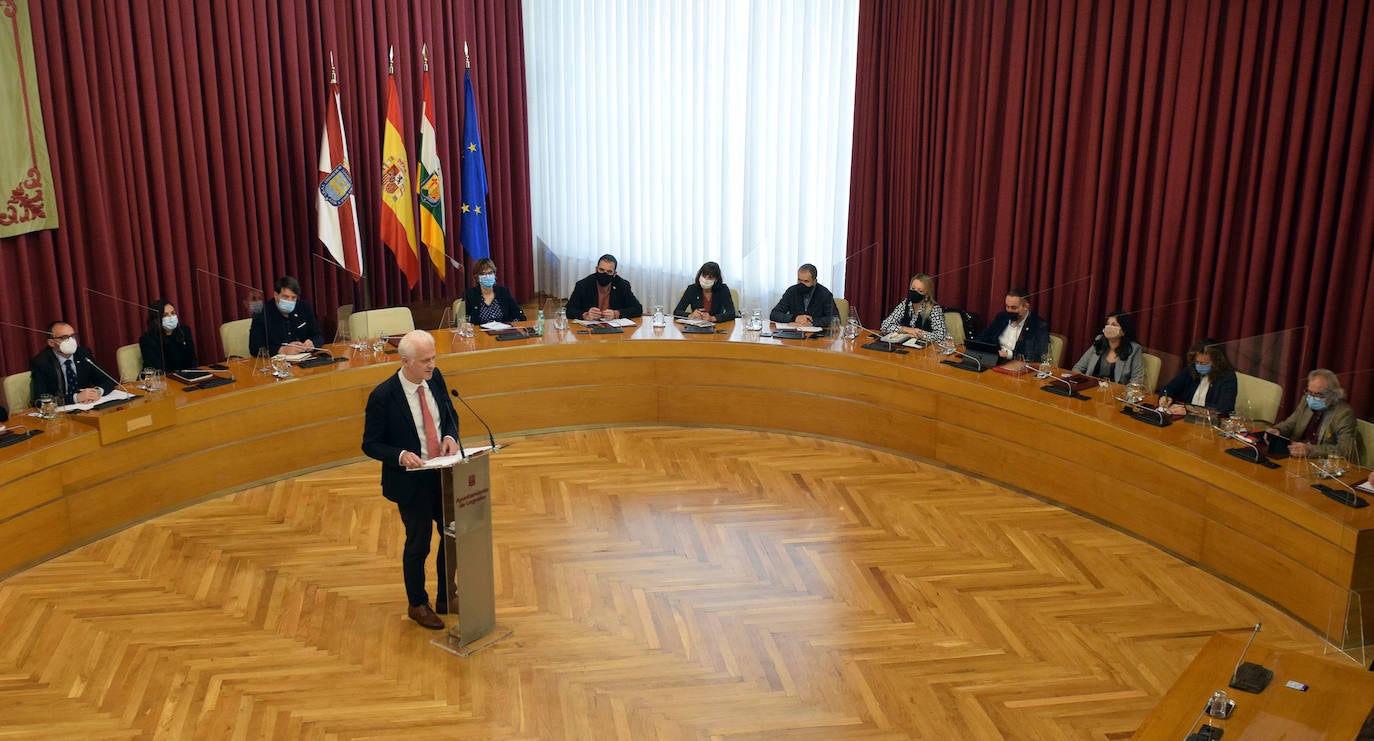 Intervención del alcalde de Logroño en el pleno.