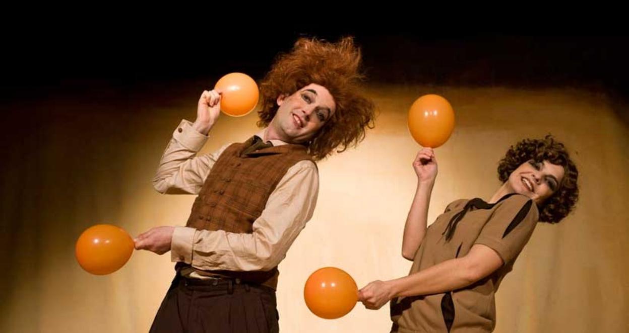 Un instante de la comedia 'Globe Story', en el programa Teatrea. 