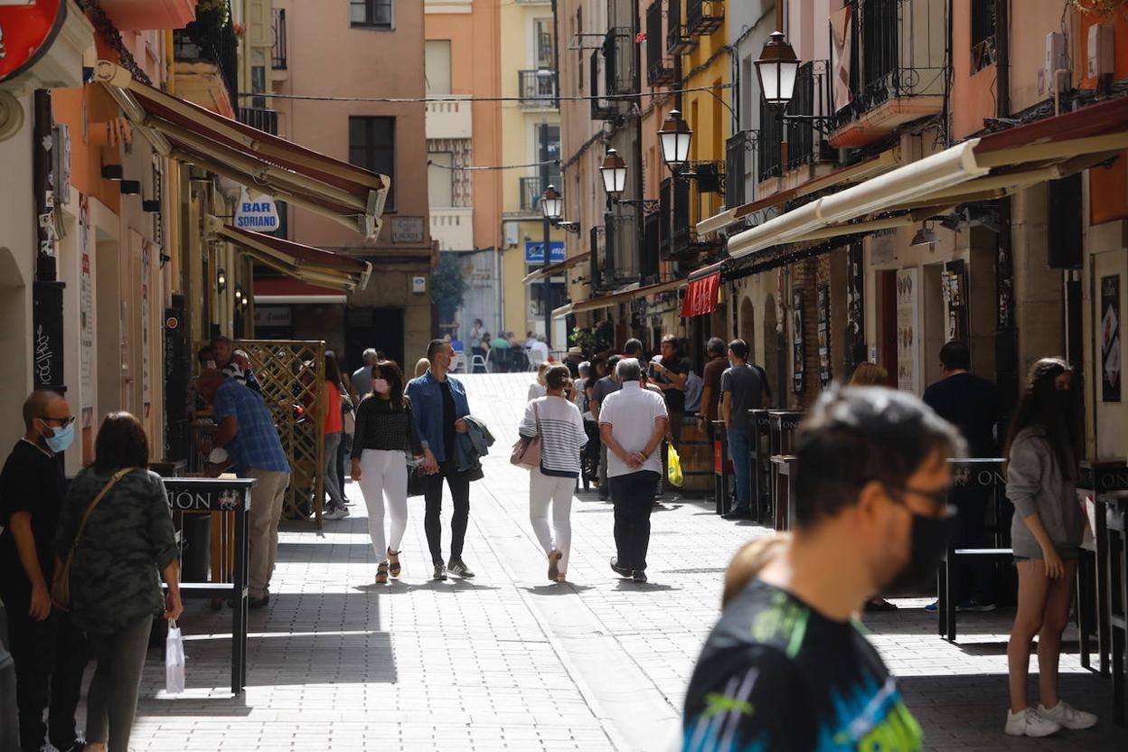 Calle Laurel de Logroño. 