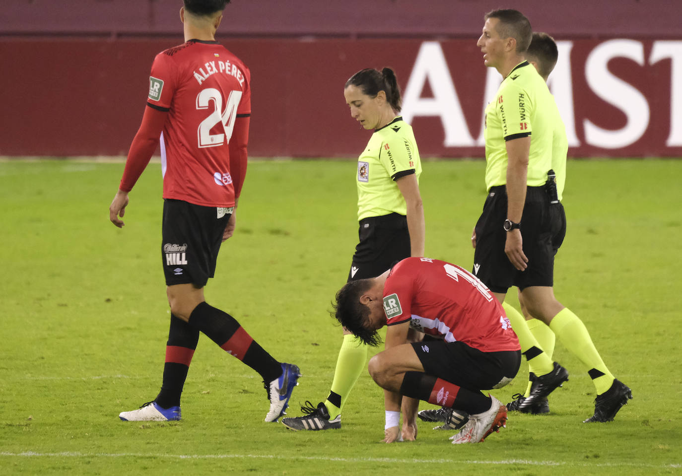 Los blanquirrojos han caído en Las Gaunas por culpa de un gol de Borja Bastón en el minuto 30