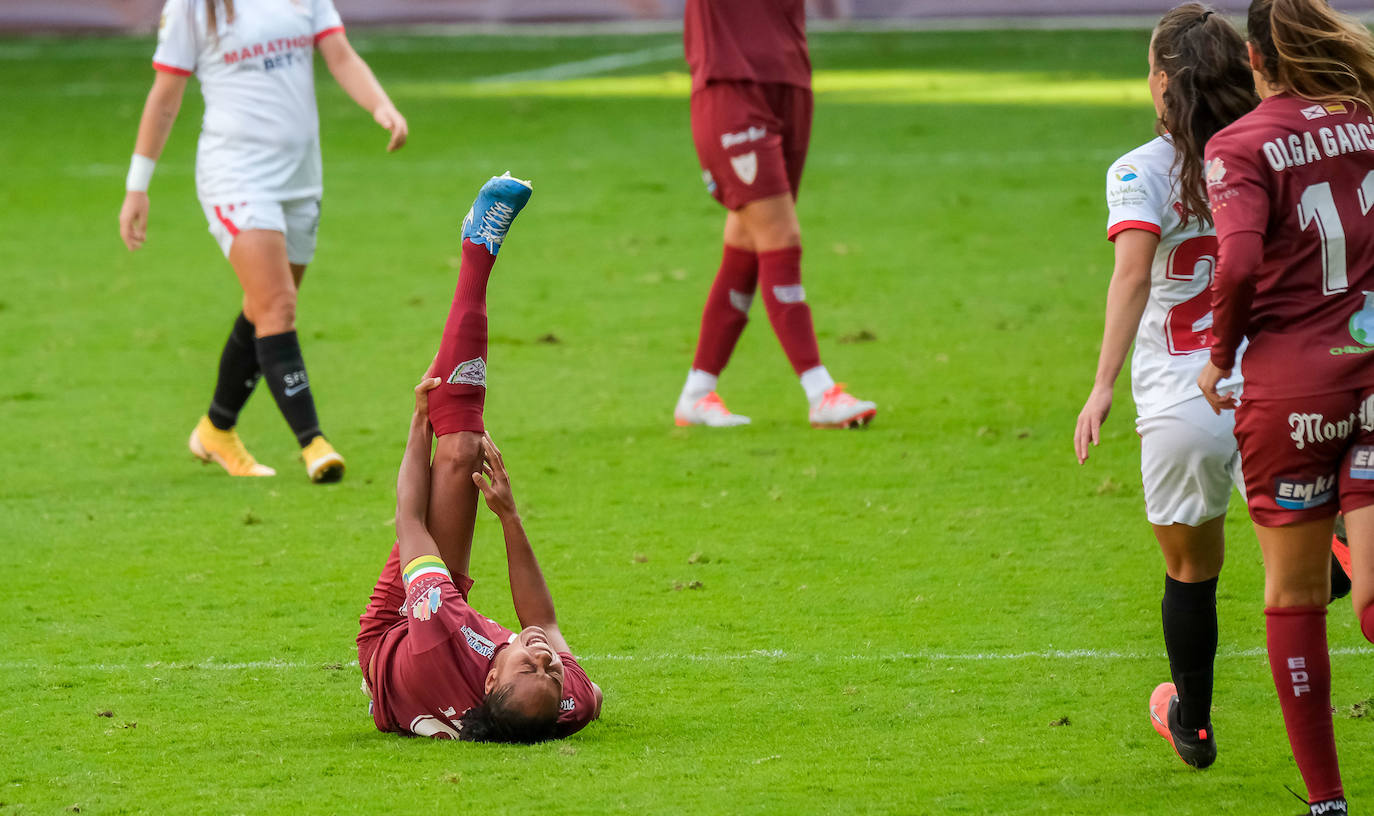 Las riojanas han sumado su primer punto de la temporada ante el bloque hispalense