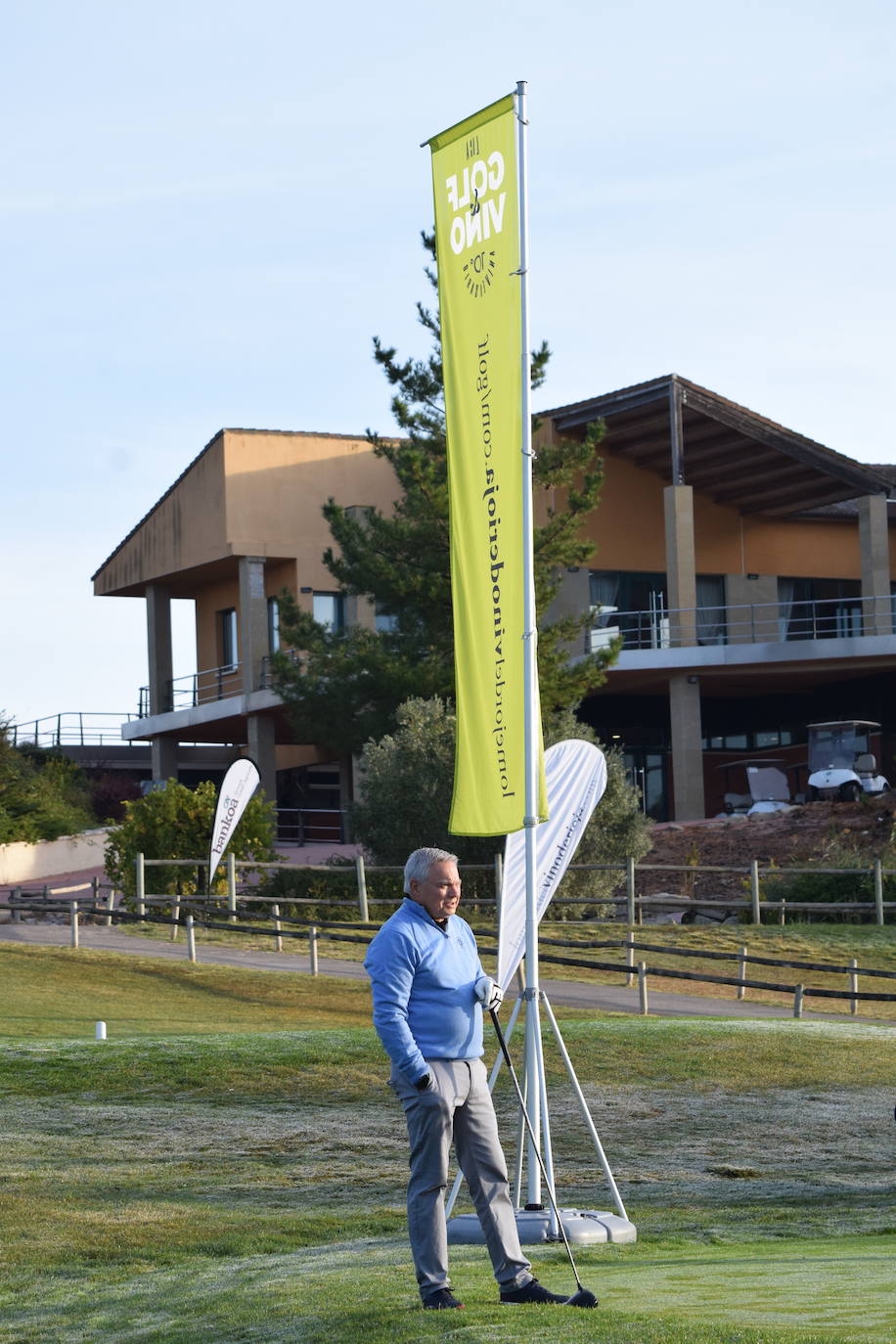 Los participantes en el Torneo de Golf Carlos Moro disfrutaron de un gran día de juego El Campo de Logroño.