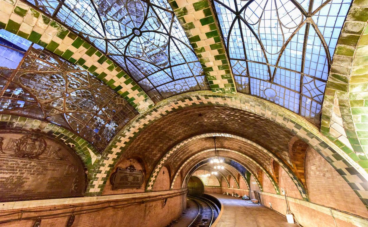 Una de las espectaculares estaciones del metro de Nueva York construida por Guastavino. 