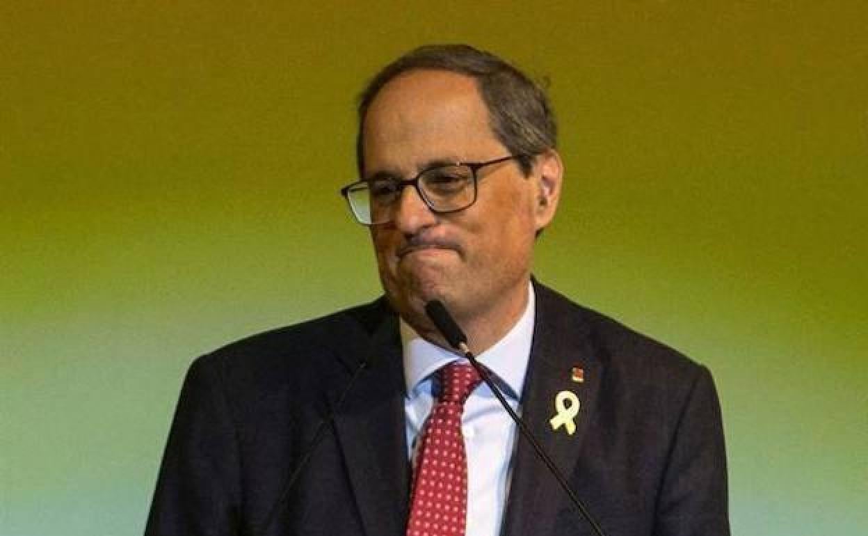 Quim Torra, expresidente de Cataluña. 