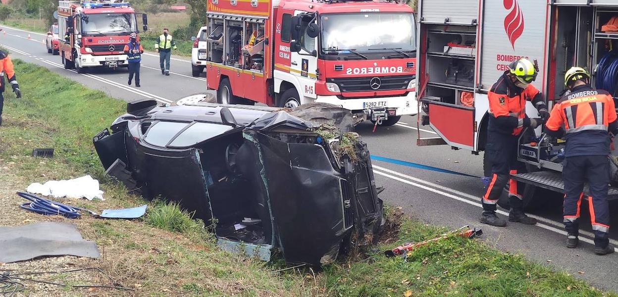 Accidente entre Zorraquín y Valgañón con una mujer herida