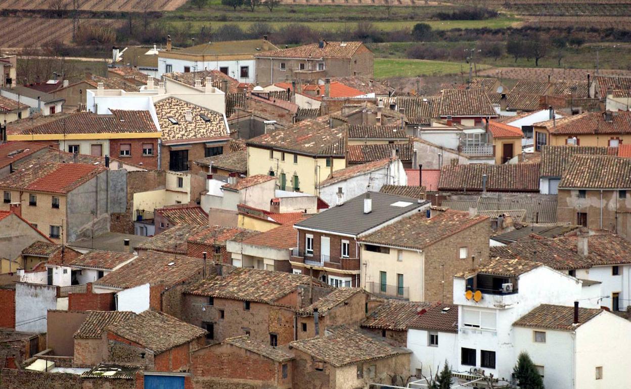 Vista parcial de Alcanadre. 