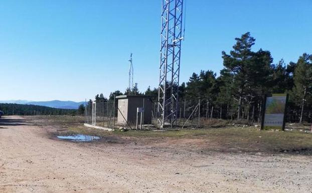 Estado en el que ha quedado la cima del Serradero, tras haber sido limpiada por Unipublic.