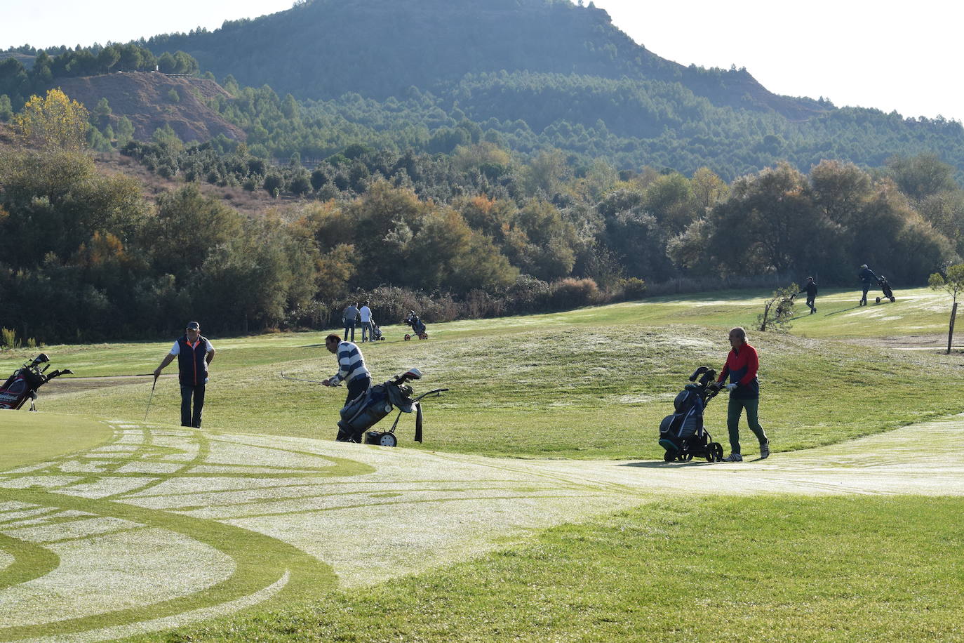 El torneo de la Liga Golf y Vino se disputó con unas magníficas condiciones climatológicas