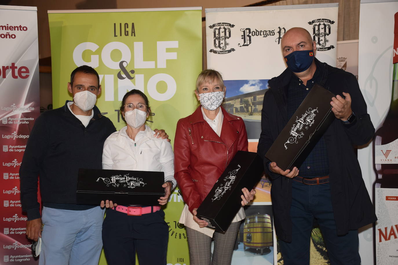 La cita de la Liga de Golf y Vino contó con una elevada participación