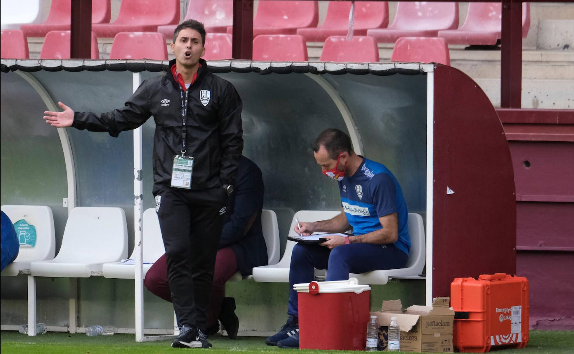 Sergio Rodríguez en el partido de fútbol de la Liga Smartbank entre la Union Deportiva Logroñés y el Alcorcón, en una imagen de archivo.