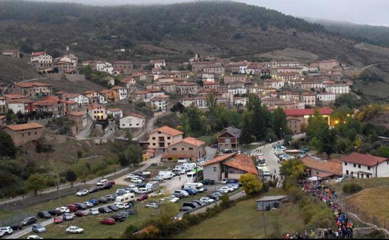 Villoslada, una de las localidades en la que se produjeron los últimos ataques de lobo, en una imagen de archivo.