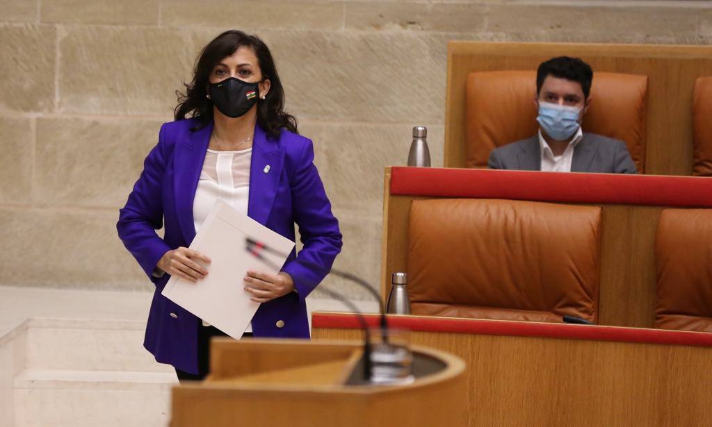 Intervención de la presidenta del Gobierno de La Rioja en la sesión plenaria celebrada esta mañana.