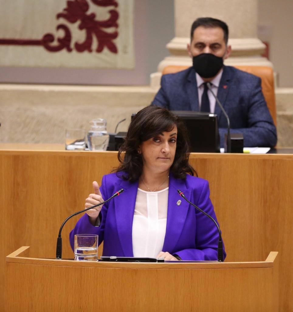 Intervención de la presidenta del Gobierno de La Rioja en la sesión plenaria celebrada esta mañana.