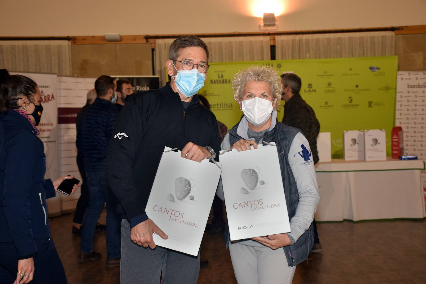 Los mejores recibieron sus recompensas tras la jornada de juego de la sexta cita de la Liga Golf y Vino