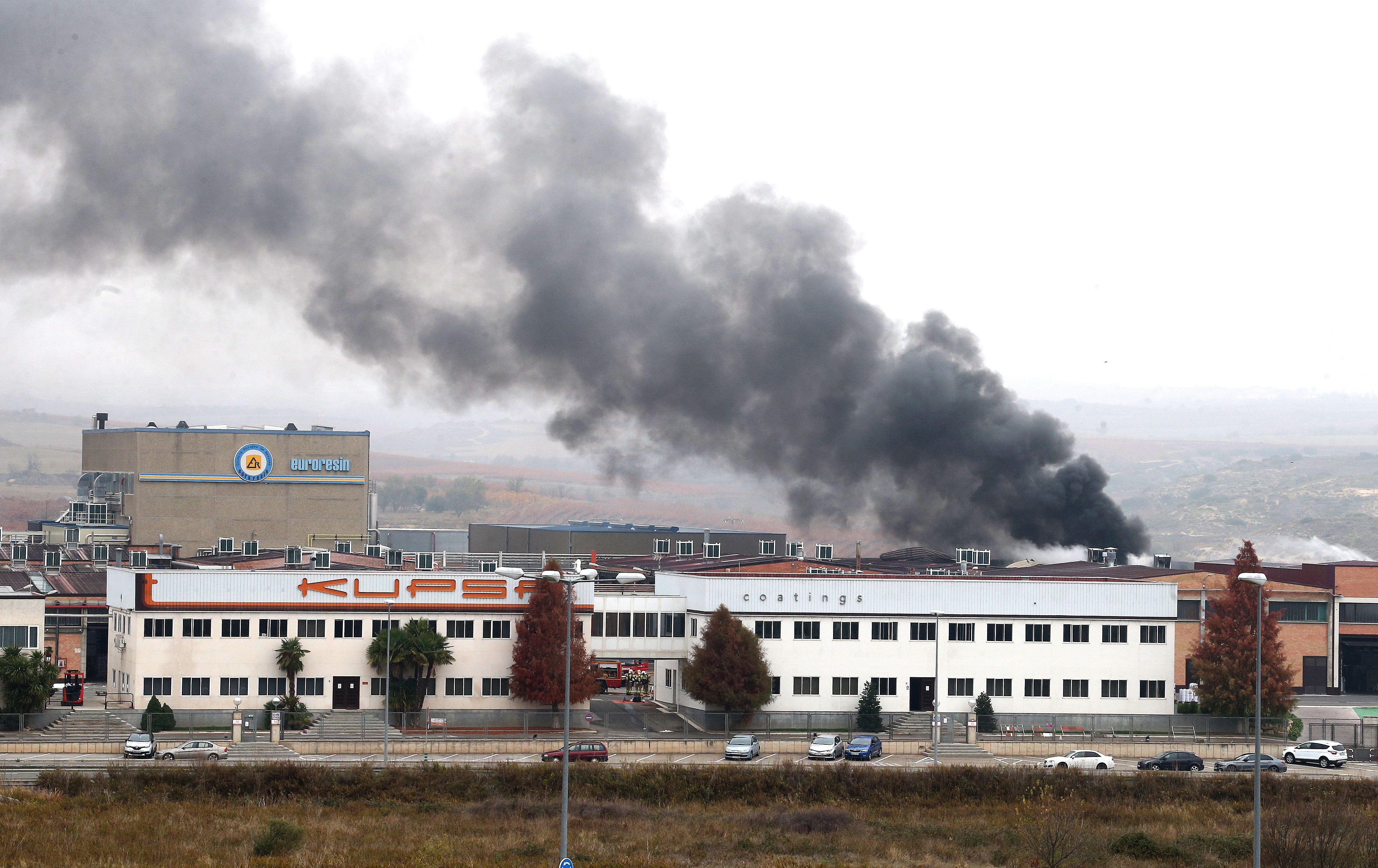 Fotos: Incendio en la empresa Kupsa