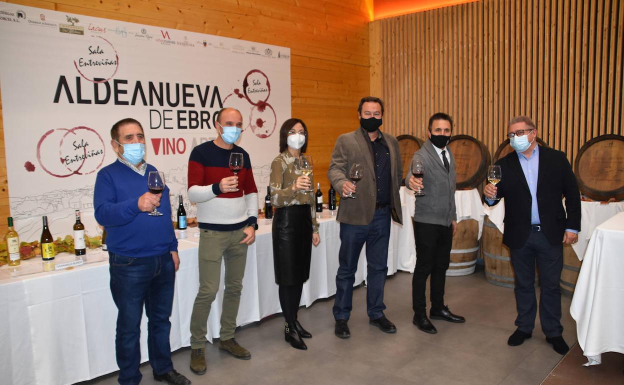 Presentación de los primeros Riojas de la añada 2020 de Aldeanueva de Ebro.