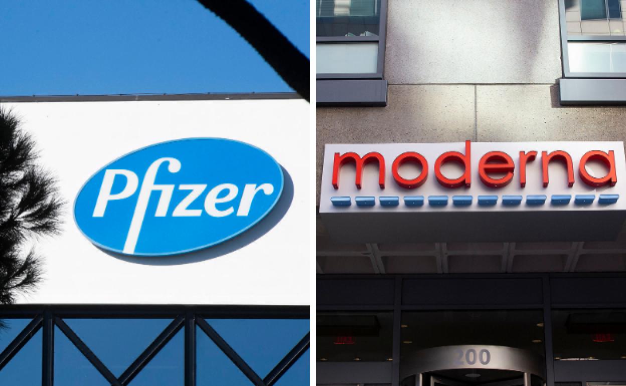 Pfizer y Moderna son dos de las empresas con el proceso de fabricación de la vacuna más avanzado.