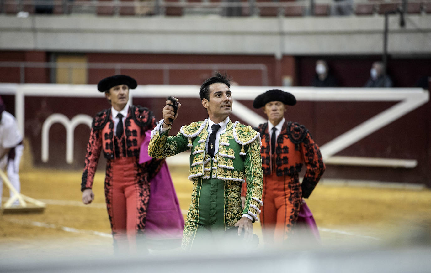 Gómez del Pilar le cortó una oreja a los Miuras