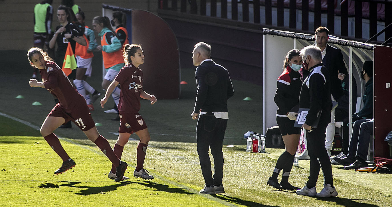 El equipo riojano ha empatado y se hunde en la tabla. 