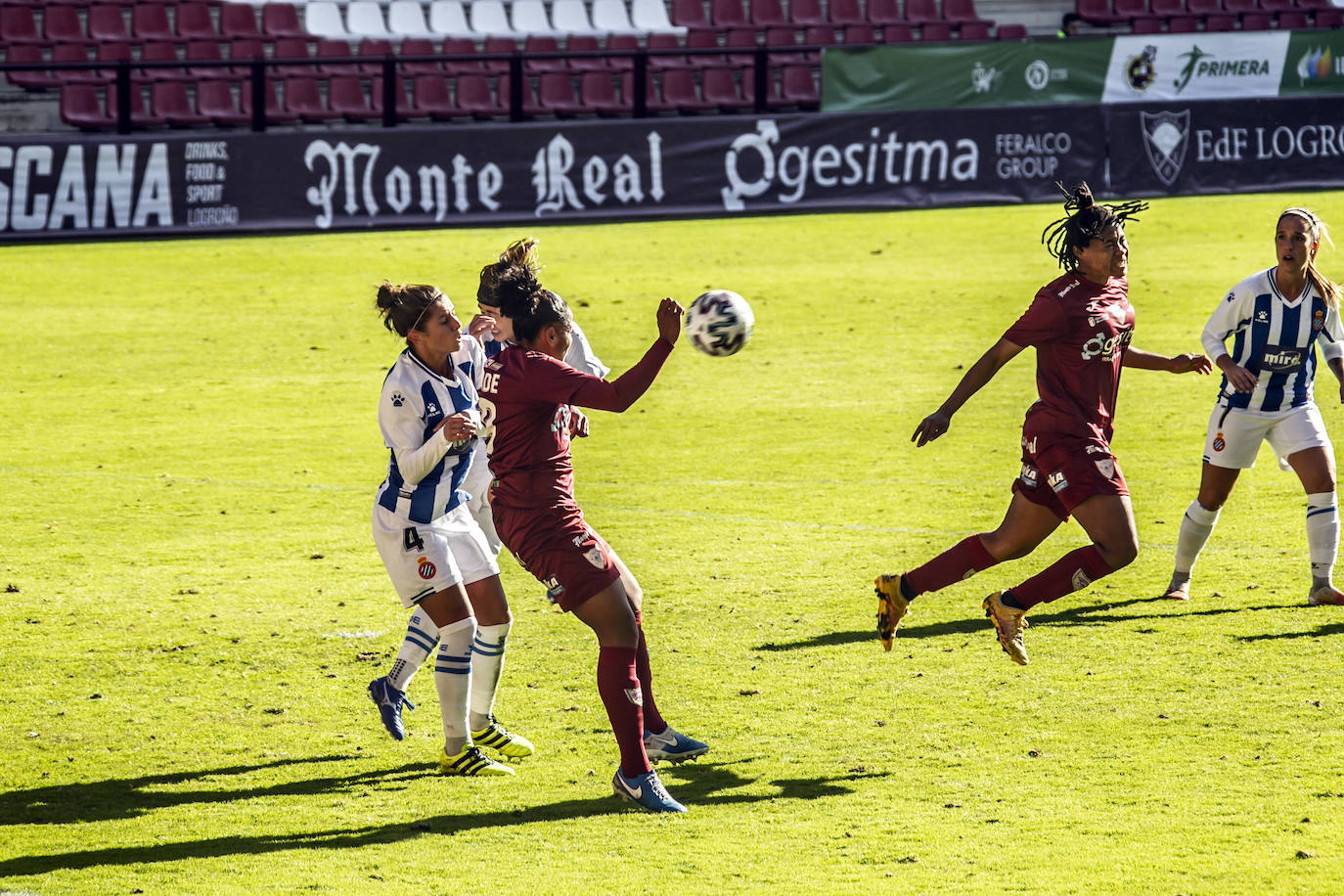 El equipo riojano ha empatado y se hunde en la tabla. 