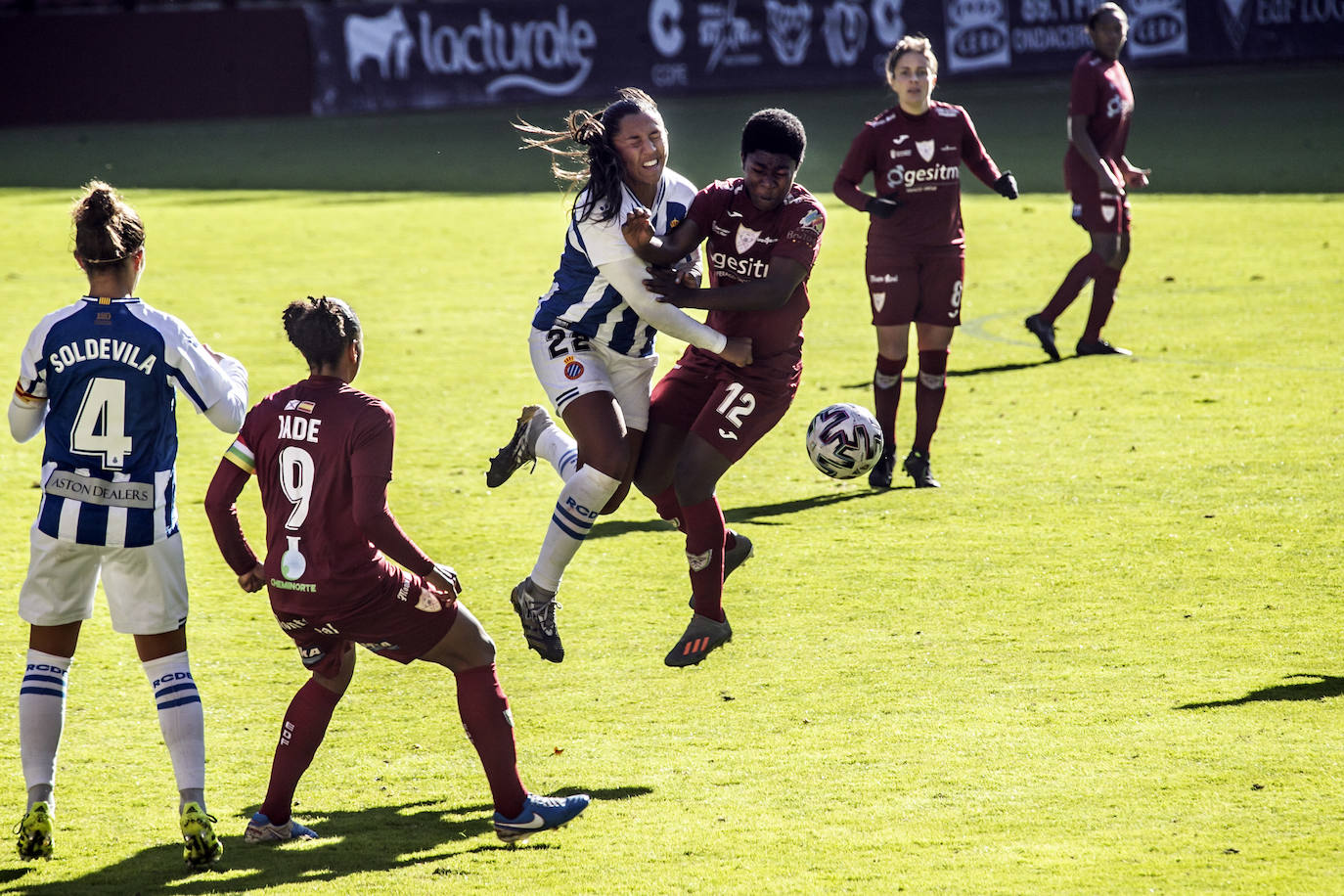 El equipo riojano ha empatado y se hunde en la tabla. 