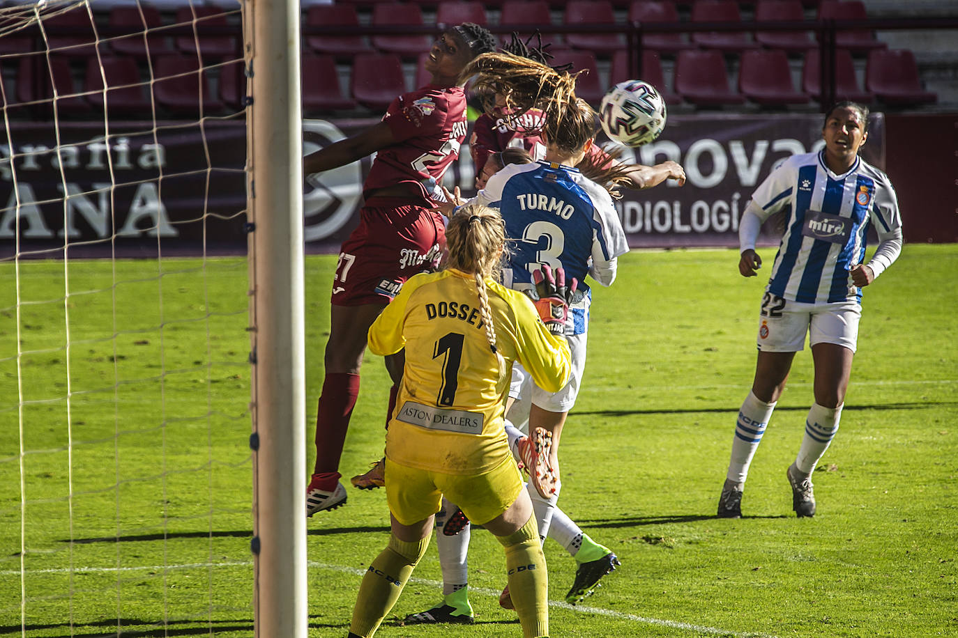 El equipo riojano ha empatado y se hunde en la tabla. 