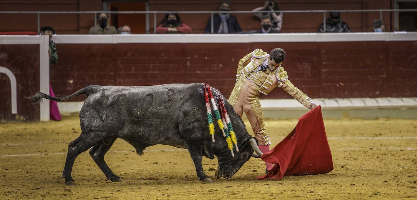 Octavio Chacón ha cortado una oreja en La Ribera en un festejo de la Gira de la Reconstrucción. 