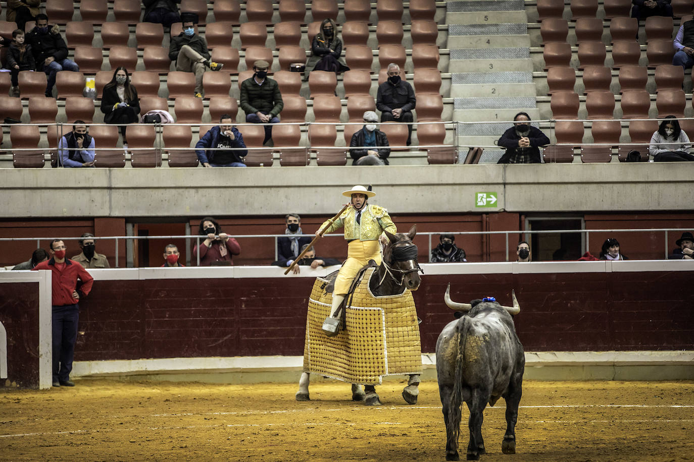 Octavio Chacón ha cortado una oreja en La Ribera en un festejo de la Gira de la Reconstrucción. 