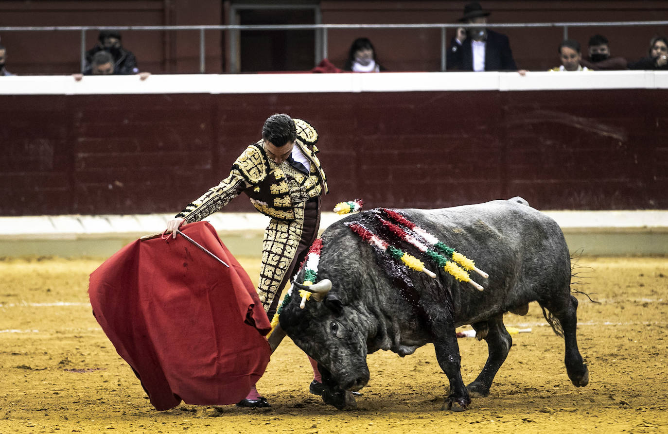 Octavio Chacón ha cortado una oreja en La Ribera en un festejo de la Gira de la Reconstrucción. 