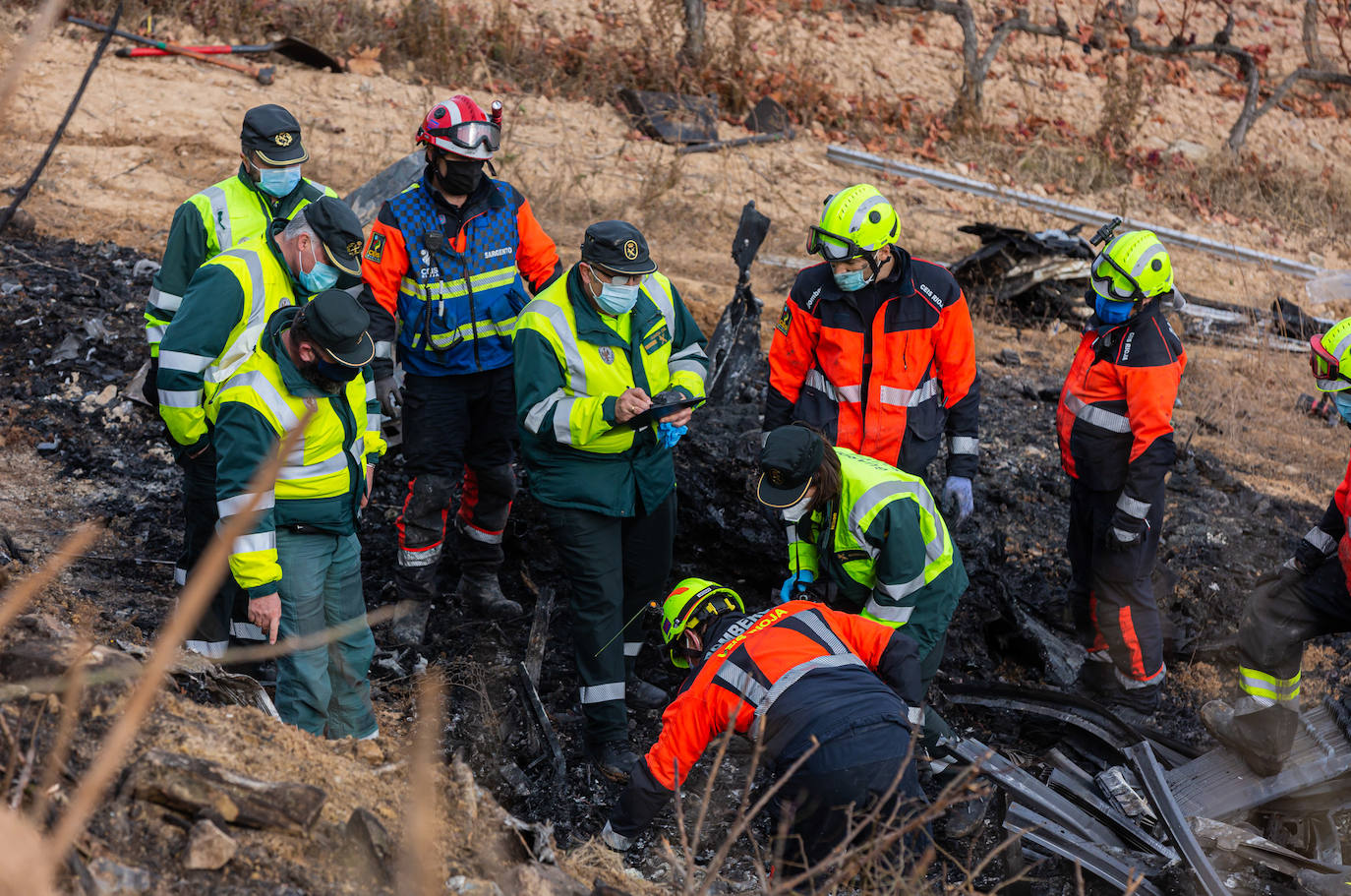 En este terrible suceso, los bomberos han tardado cinco horas en hallar el cuerpo de la víctima
