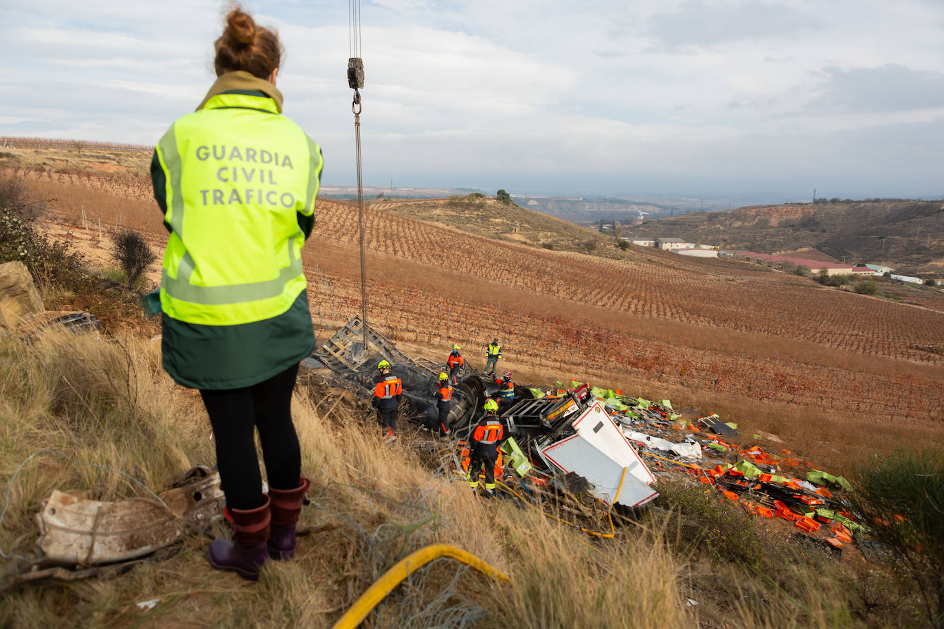 En este terrible suceso, los bomberos han tardado cinco horas en hallar el cuerpo de la víctima