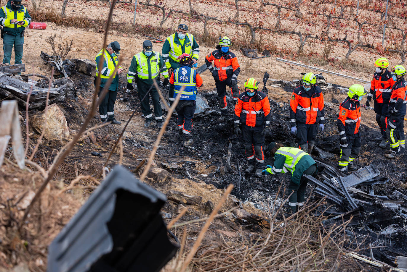En este terrible suceso, los bomberos han tardado cinco horas en hallar el cuerpo de la víctima