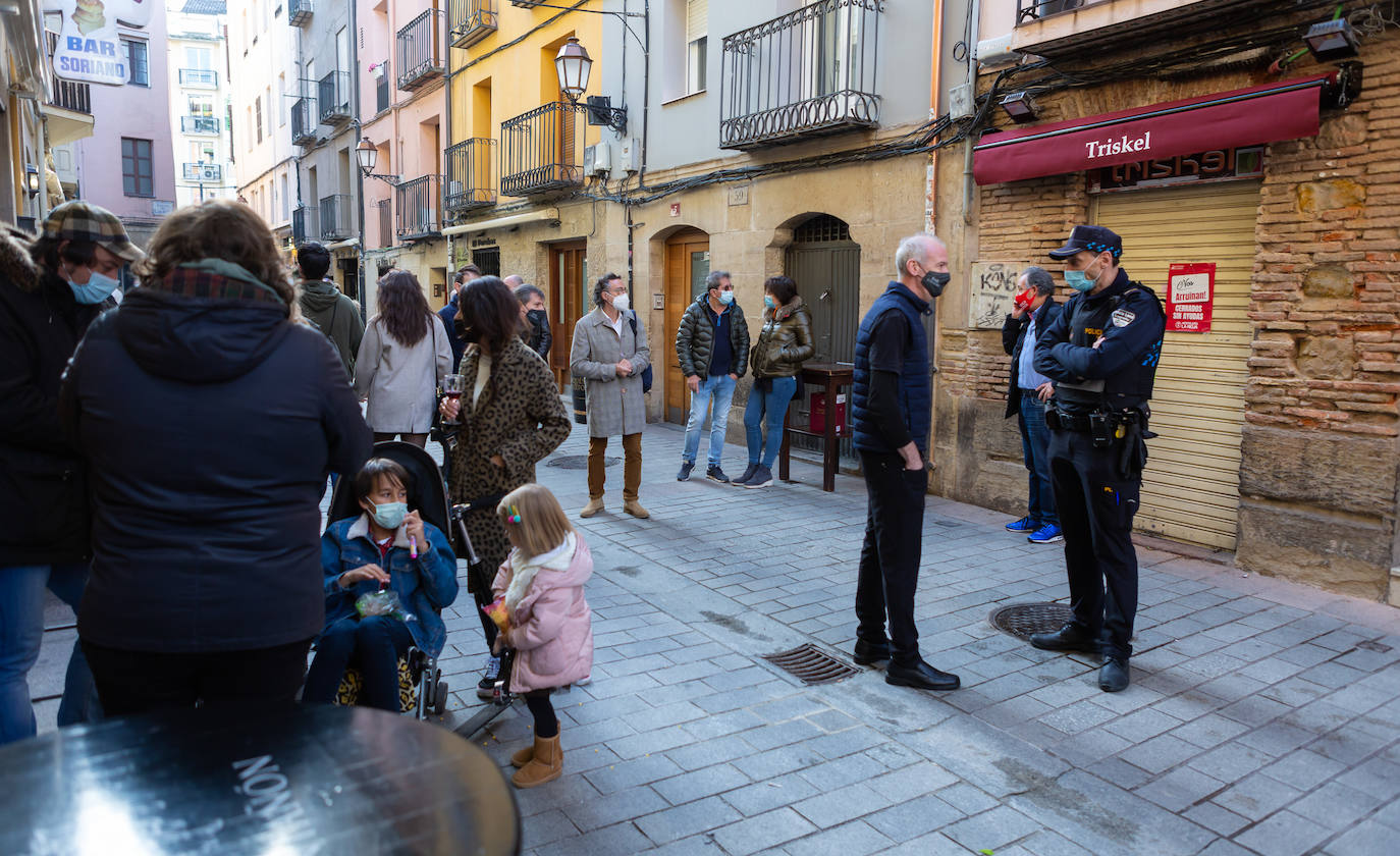 Un mes después los establecimientos hosteleros de la capital riojana han podido retomar la actividad