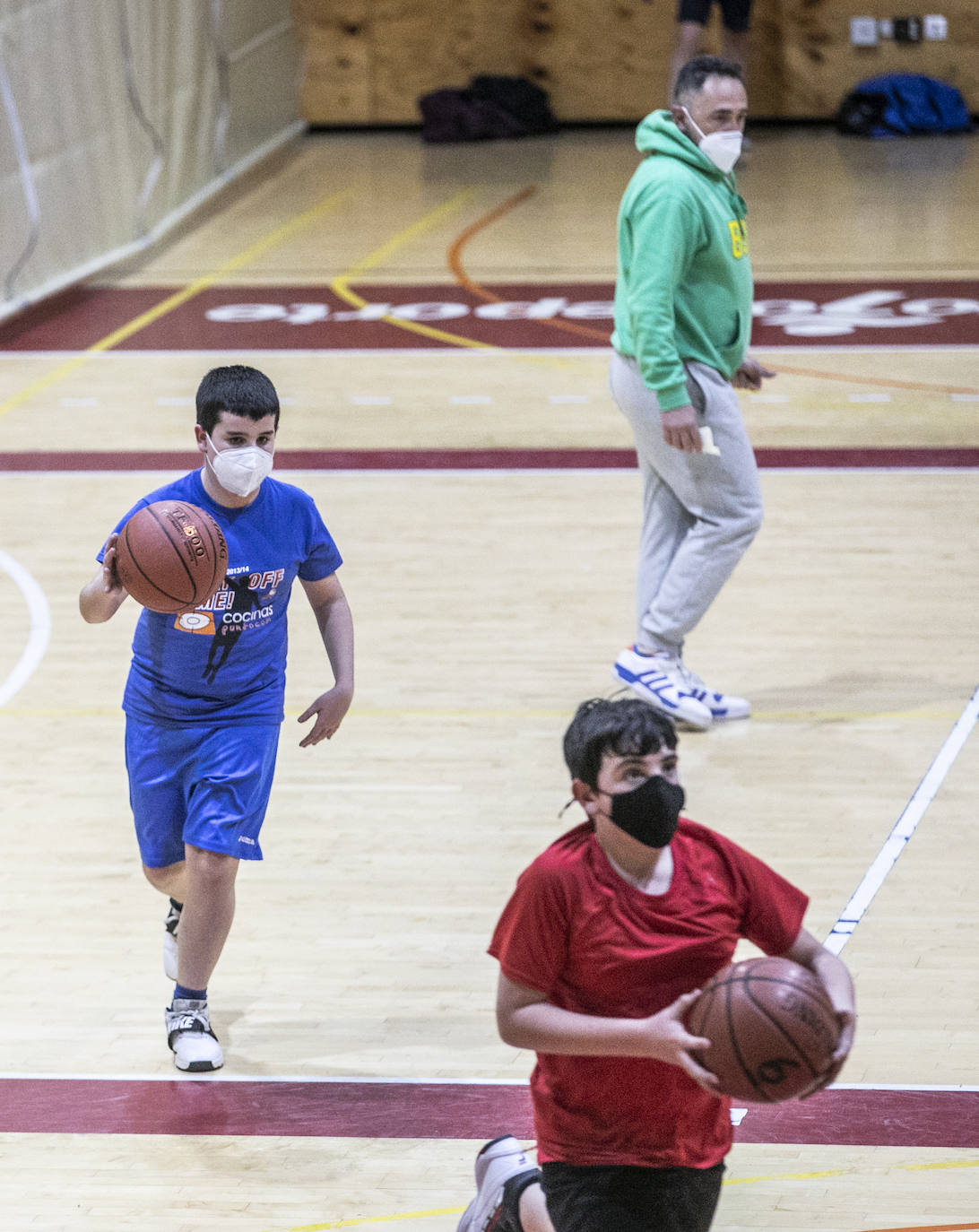 La vuelta de los equipos a los entrenamientos del deporte escolar.