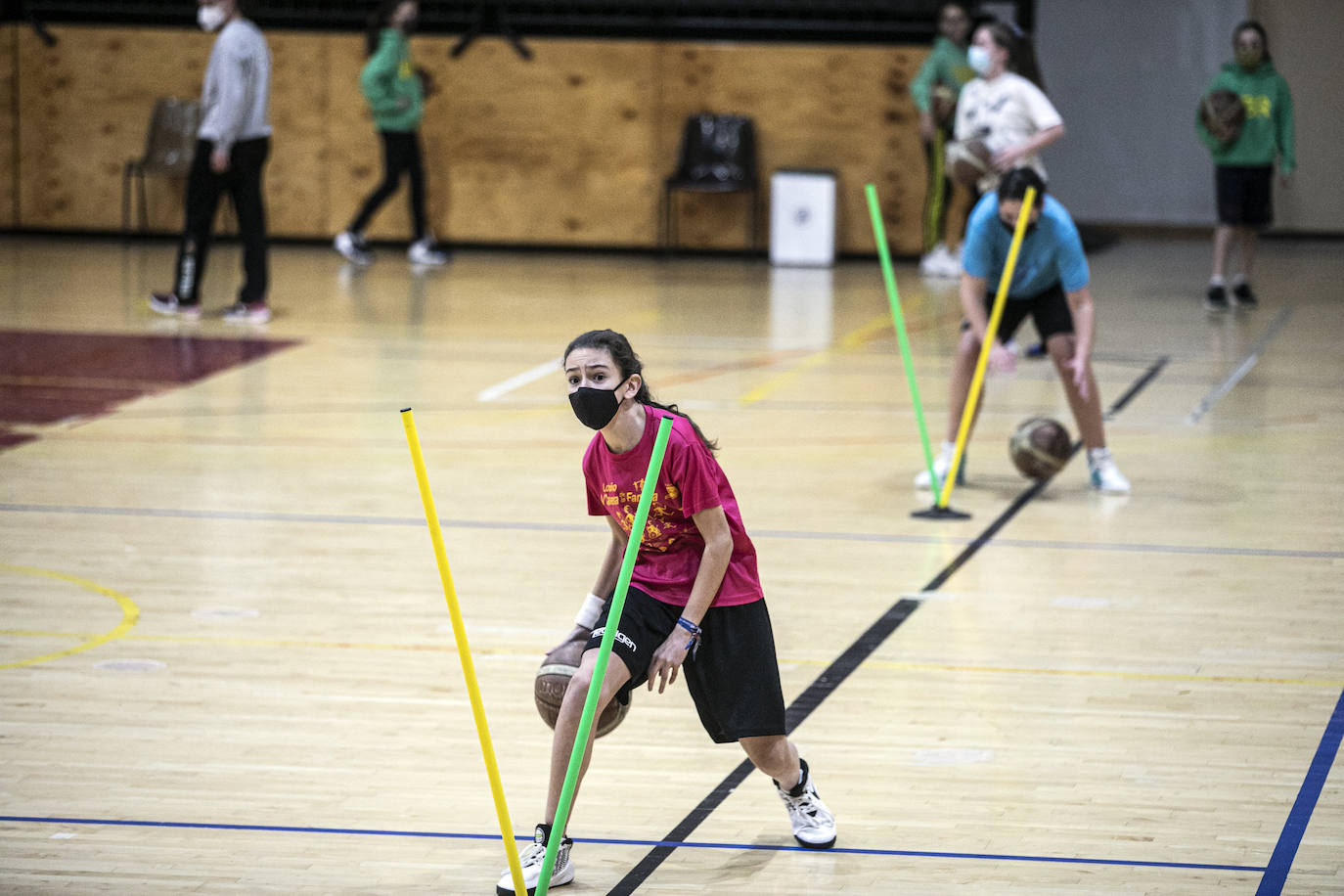 La vuelta de los equipos a los entrenamientos del deporte escolar.