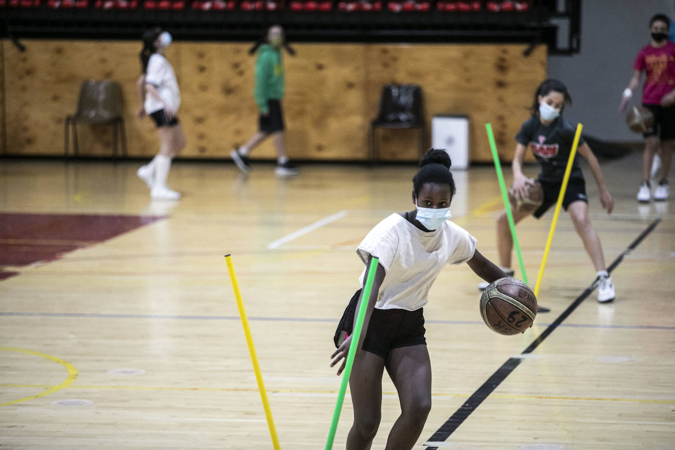 La vuelta de los equipos a los entrenamientos del deporte escolar.